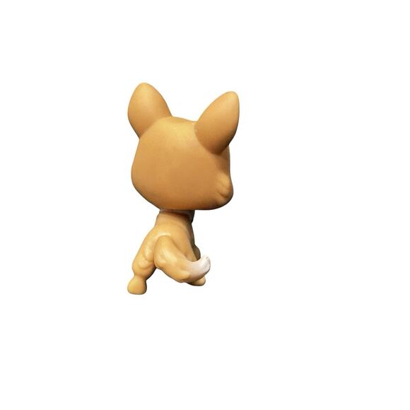 Littlest Pet Shop 2006 Generation 2 LPS #183 Corgi Puppy Brown Green Dot Eyes - Picture 4 of 6